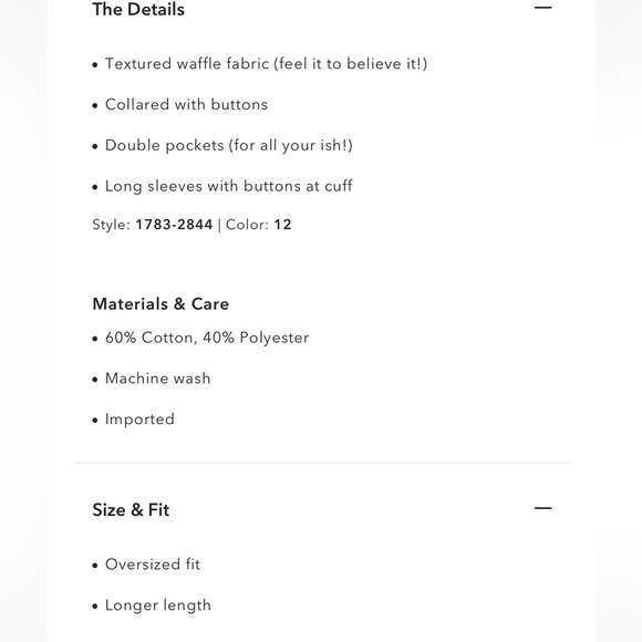 Aerie LumberJane Waffle Top medium heather grey - Picture 13 of 13